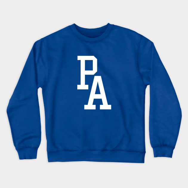 PA Dodger Logo - Blue Crewneck Sweatshirt by KFig21